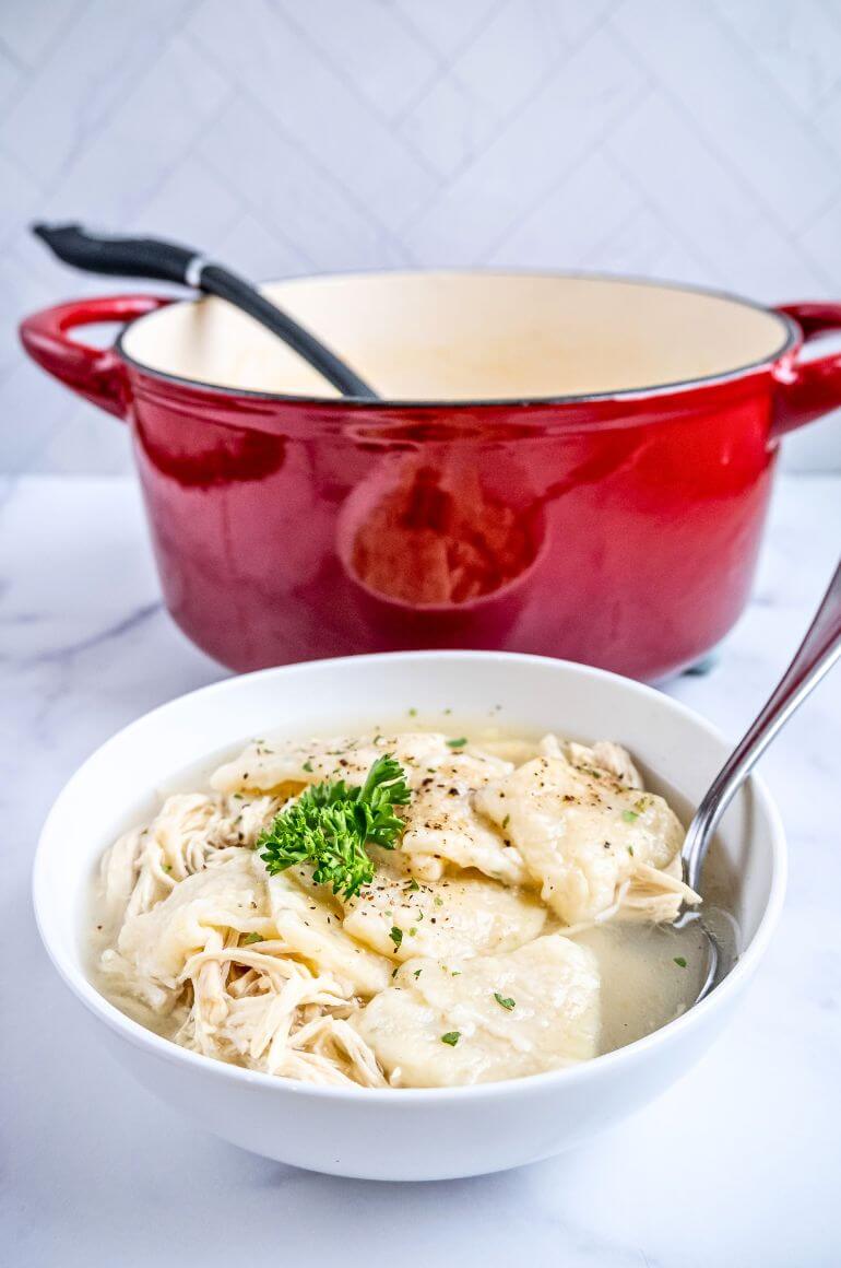 Cracker Barrel Chicken and Dumplings Recipe - Yummy and fully