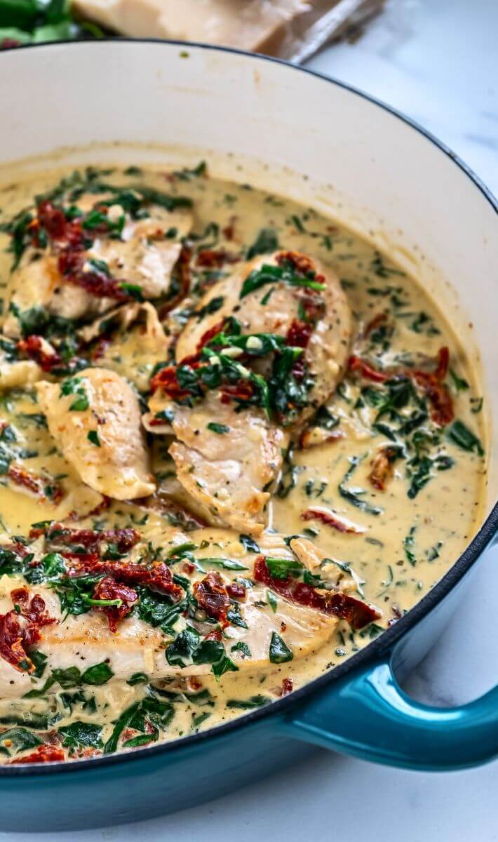 Garlic Tuscan Chicken Recipe - Yummy And Fully