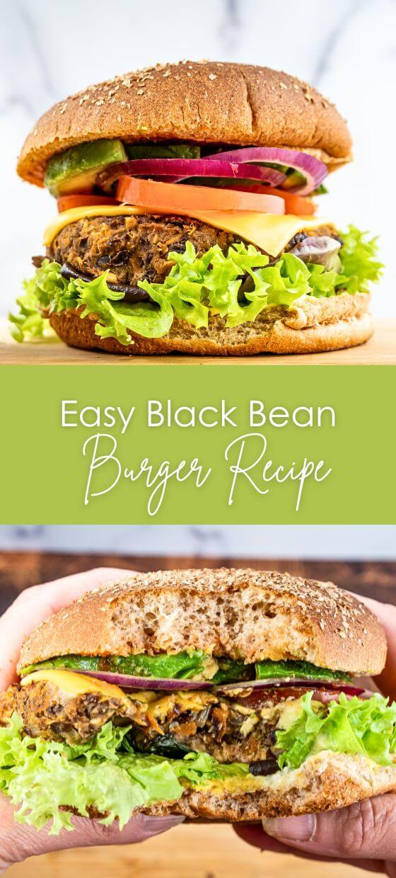 Easy Black Bean Burger Recipe - Yummy and fully