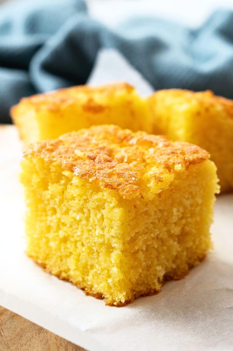 Golden Sweet Cornbread Recipe - Yummy and fully