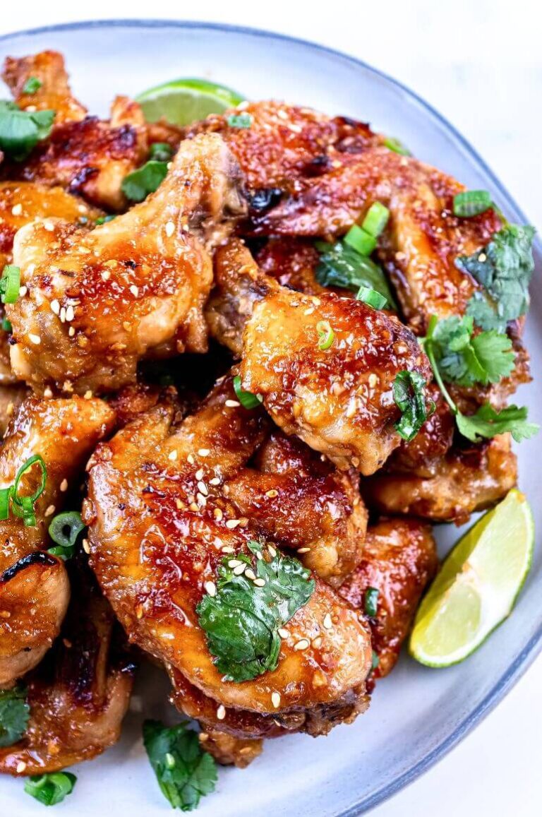 Honey Garlic Chicken Wings Recipe (Oven Baked) - Yummy and fully