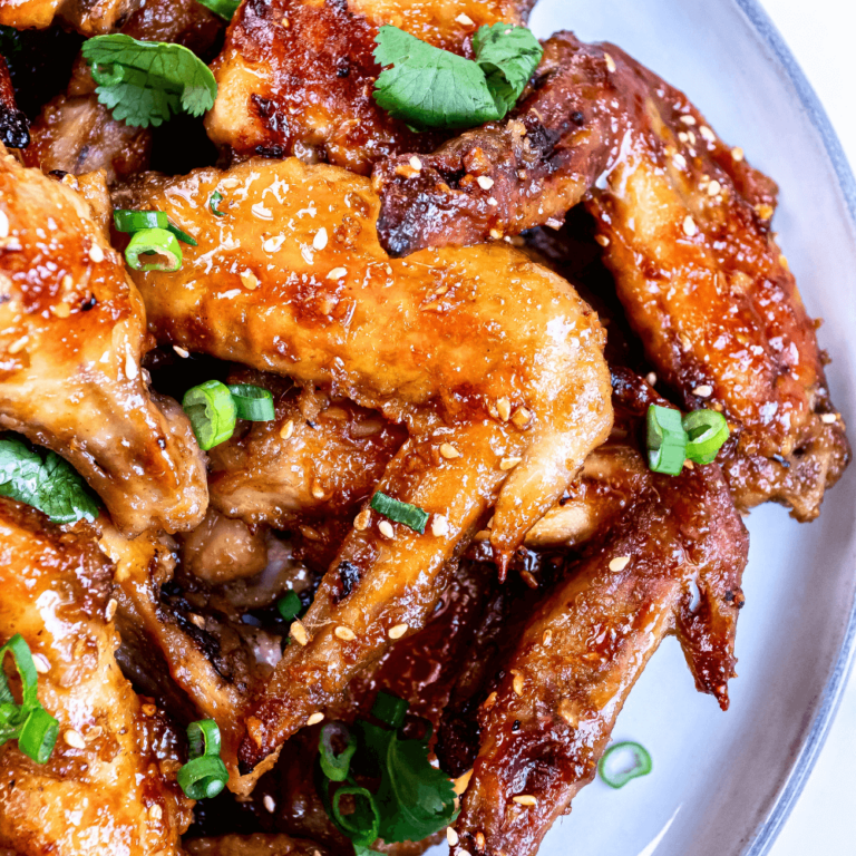 Honey Garlic Chicken Wings Recipe (Oven Baked) - Yummy and fully