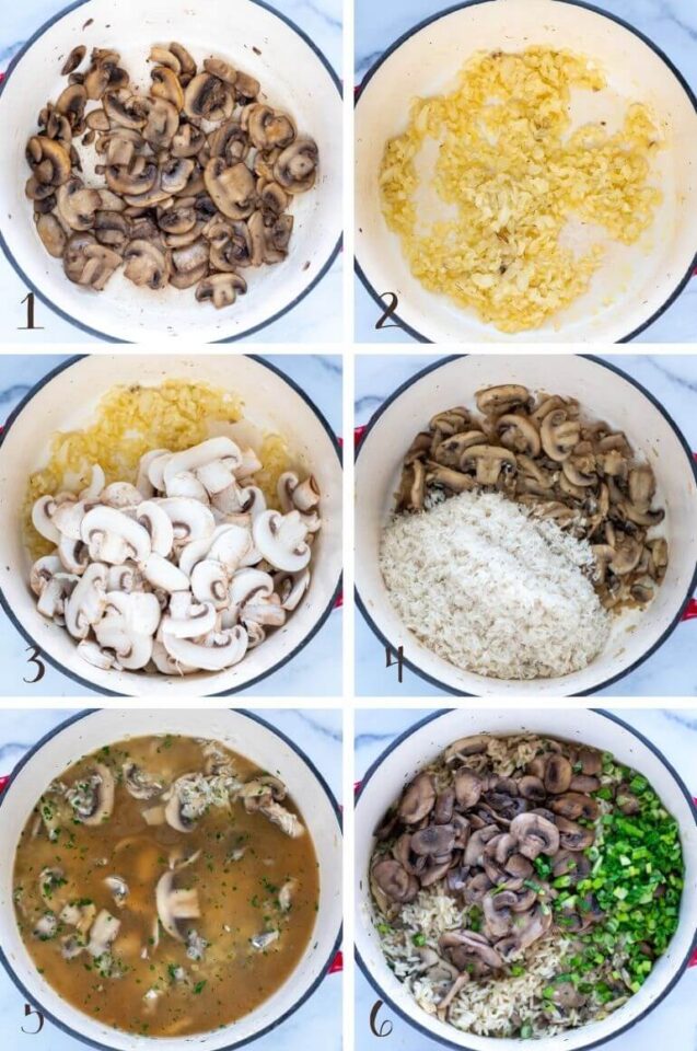 Our Favorite Mushroom Rice - Yummy and fully