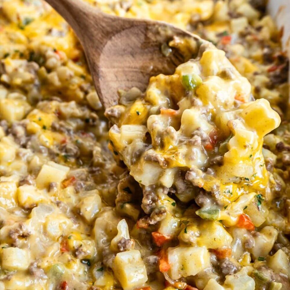 Simple Ground Beef Casserole - Yummy and fully