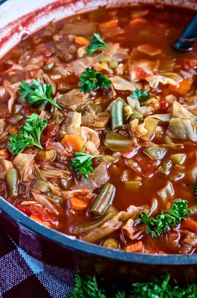 Weight-Loss Cabbage Soup - Yummy and fully