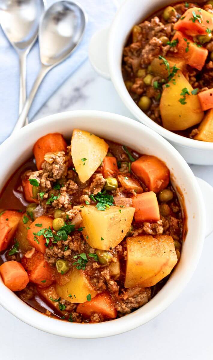 Slow Cooker Poor Man’s Stew Recipe - Yummy and fully