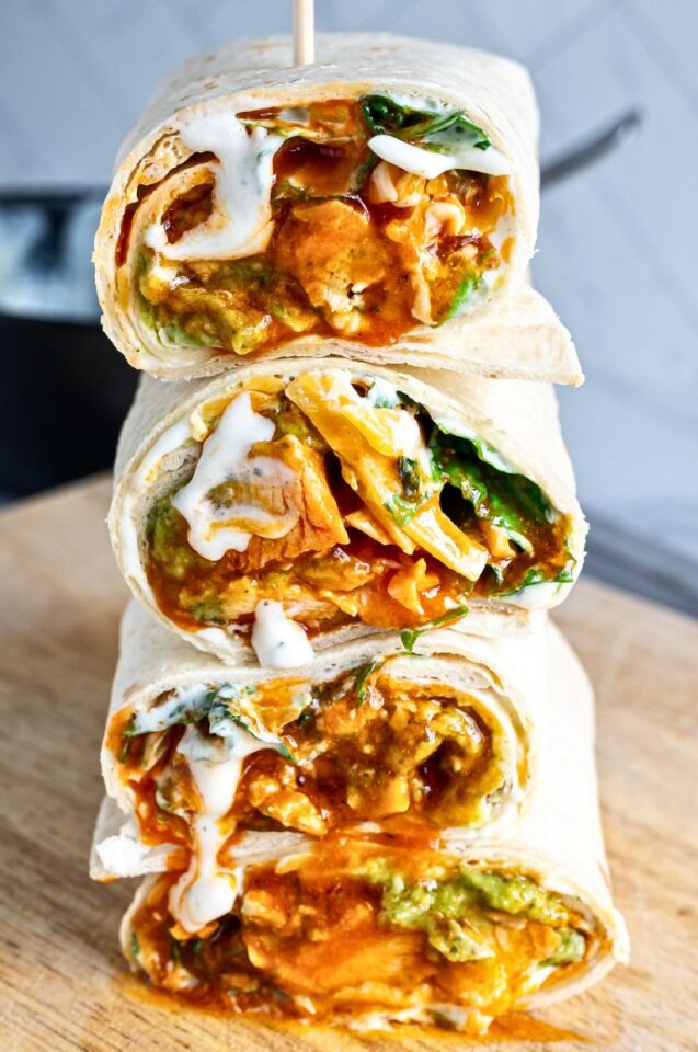 10-Minute Buffalo Chicken Wrap: Easy Recipe - Yummy and fully