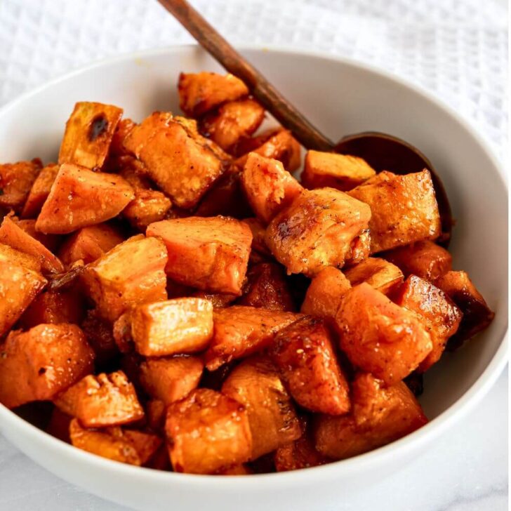 Quick & Easy Honey Roasted Sweet Potatoes (4)