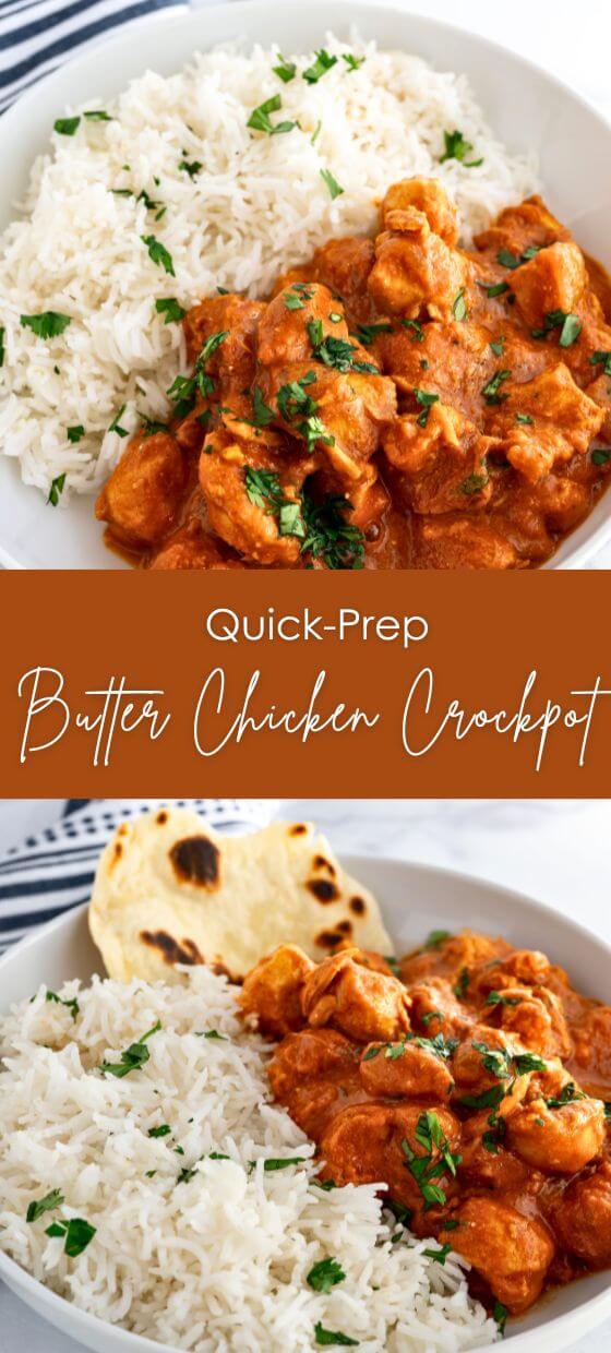 Quick-Prep Butter Chicken Crockpot - Yummy and fully