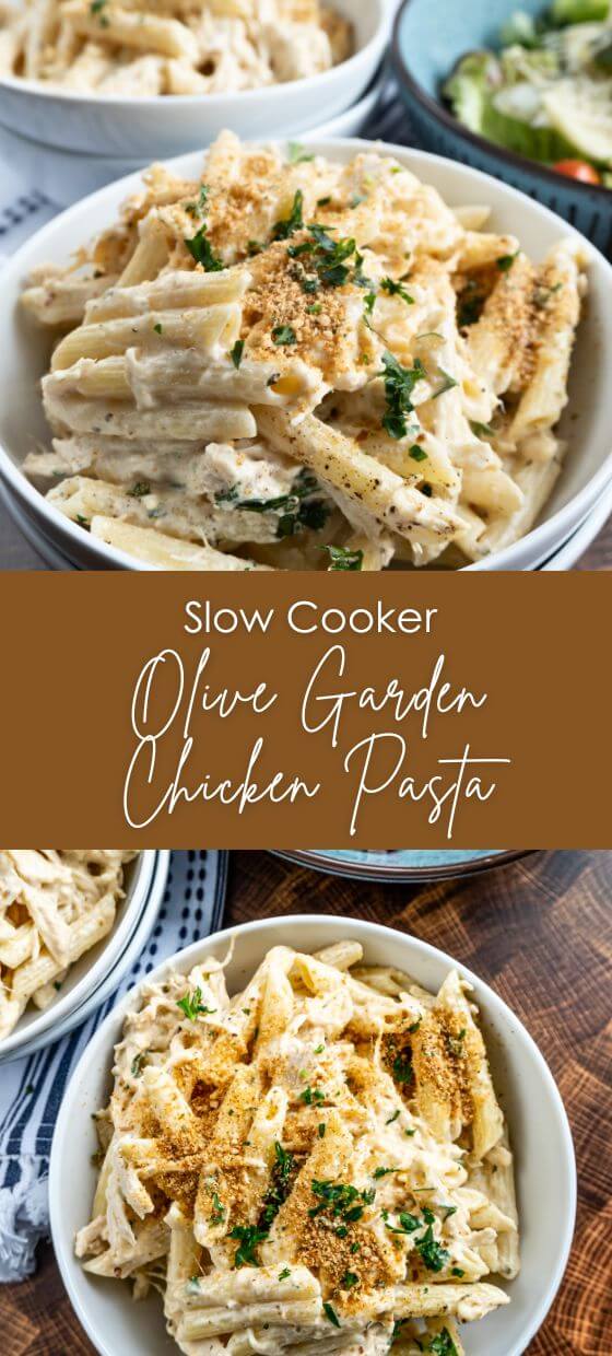 Slow Cooker Olive Garden Chicken Pasta - Yummy and fully