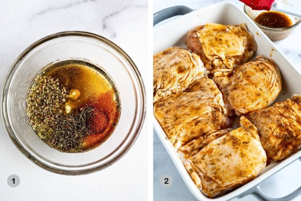Easy & Quick Baked Chicken Thighs - Yummy and fully