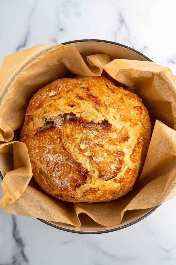 Quick And Easy No-Knead Bread - Yummy and fully