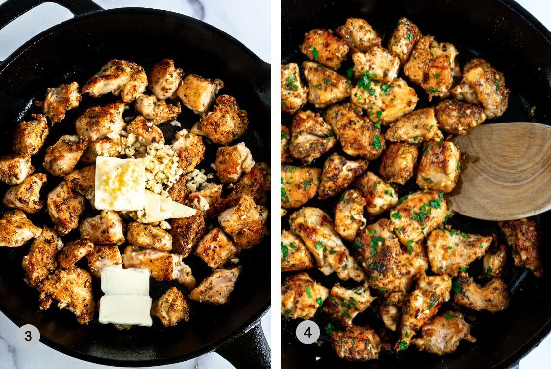 15-Minute Garlic Butter Chicken Bites: Easy One-Pan Recipe