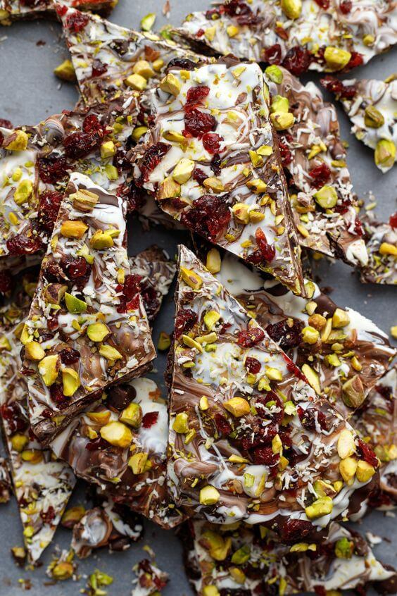 Easy Pistachio Cranberry Bark: 5 Ingredients, 35 Minutes