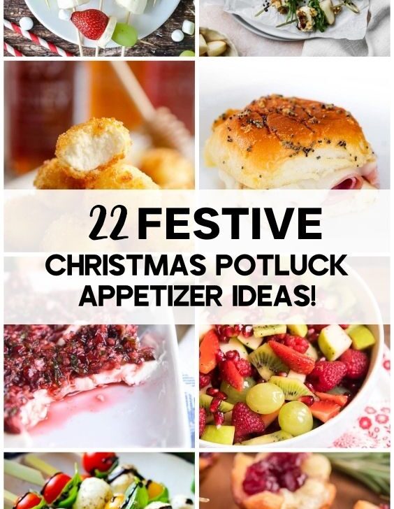 Christmas Potluck Appetizer Ideas!